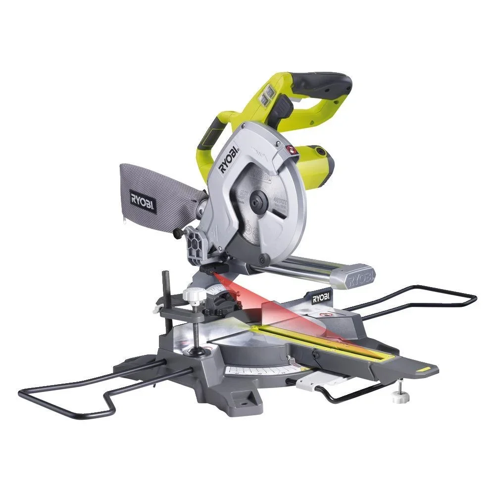 Kapp- und Gehrungssäge mit Zugfunktion, 1500 Watt, Sägeblattdurchmesser 216 mm