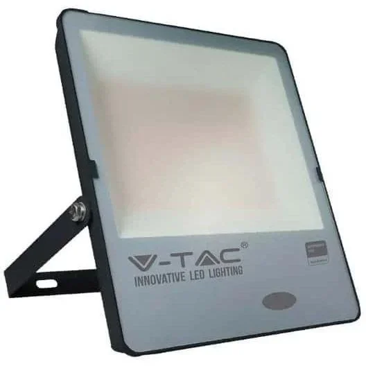 VT-272S LED-Scheinwerfer mit Tag/Nacht-Sensor - 200 W - 20000 Lm - 3000K - schwarz
