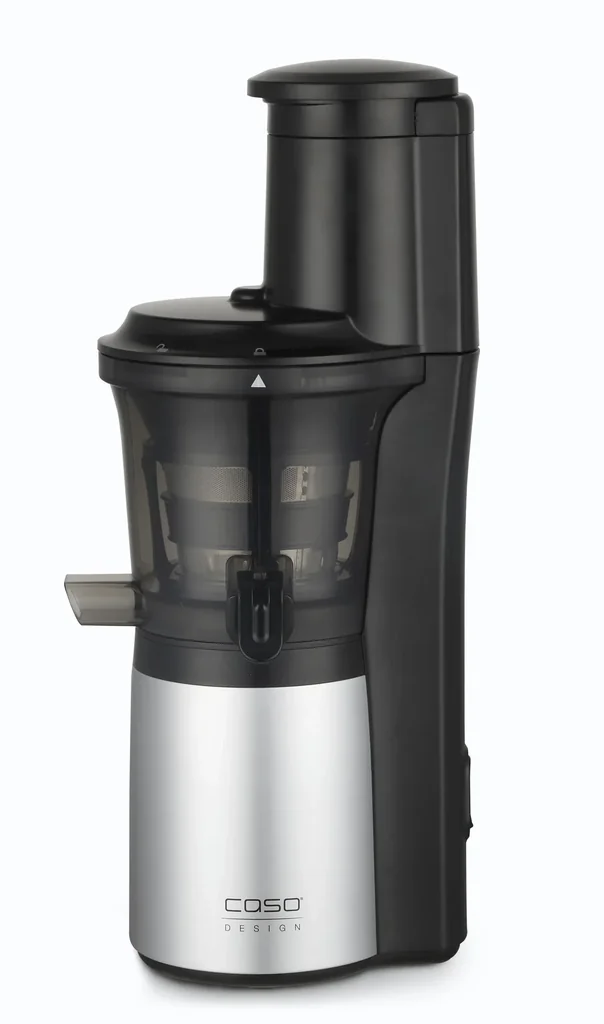 Entsafter, Design Slow Juicer "SJW 300", Edelstahl, Schwarz, 300 Watt