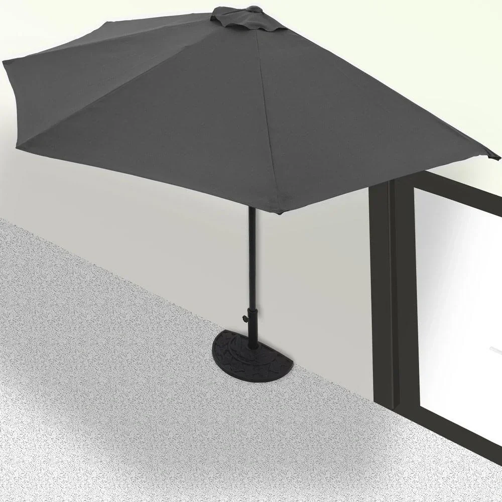 Sonnenschirm anthrazit UV-Schutz 50+ - ohne Ständer