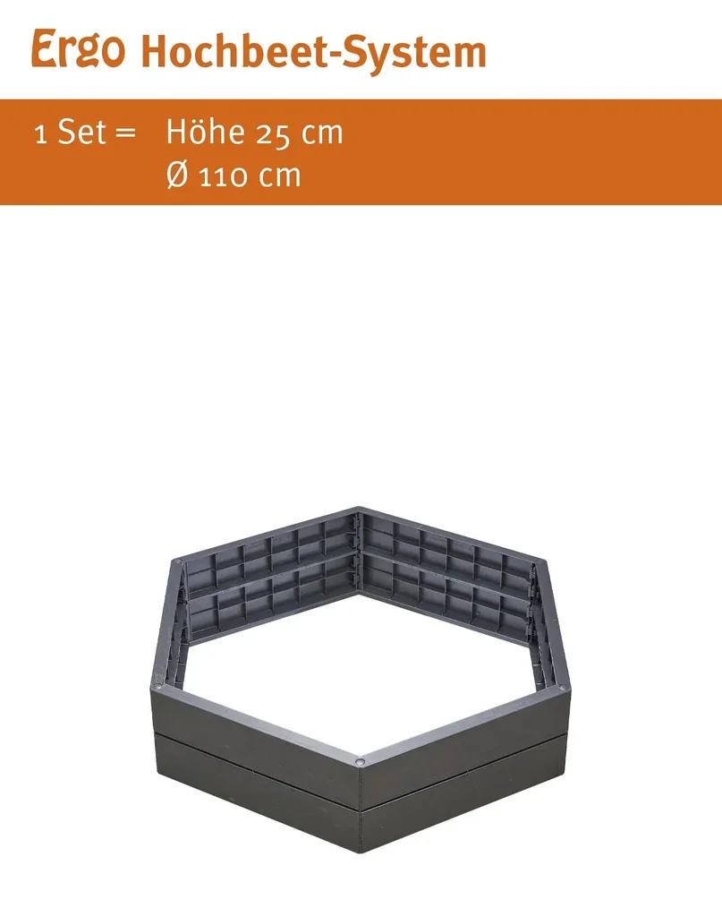 Hochbeet-System Stone "Ergo"