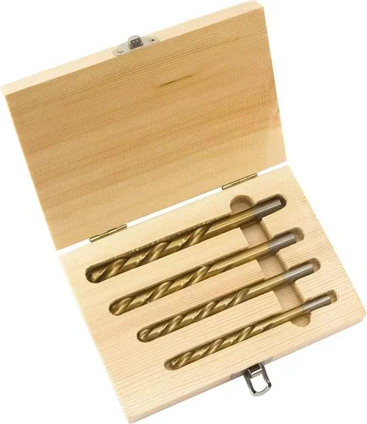 Linksbohrer Set, 4-teilig