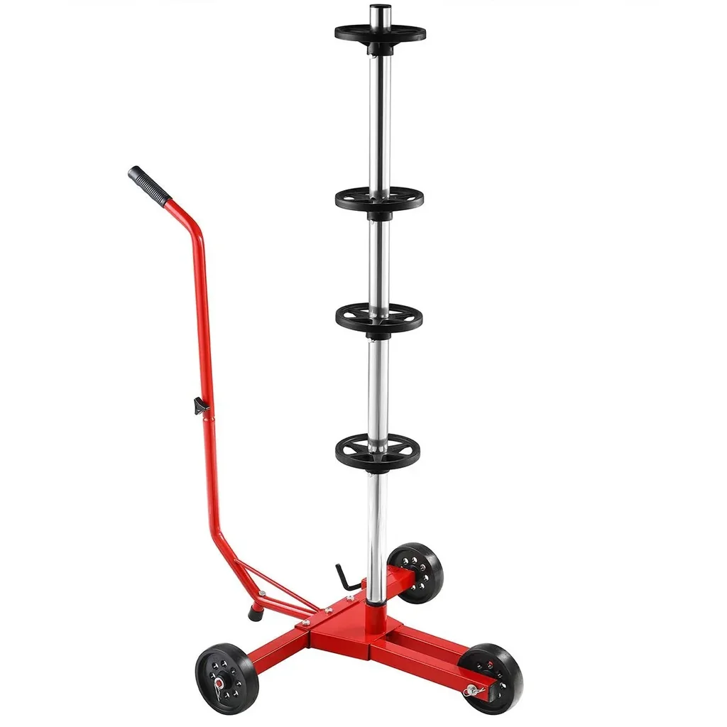 Reifenbaum Mobile Rot Aluminium, Reifen bis 225mm