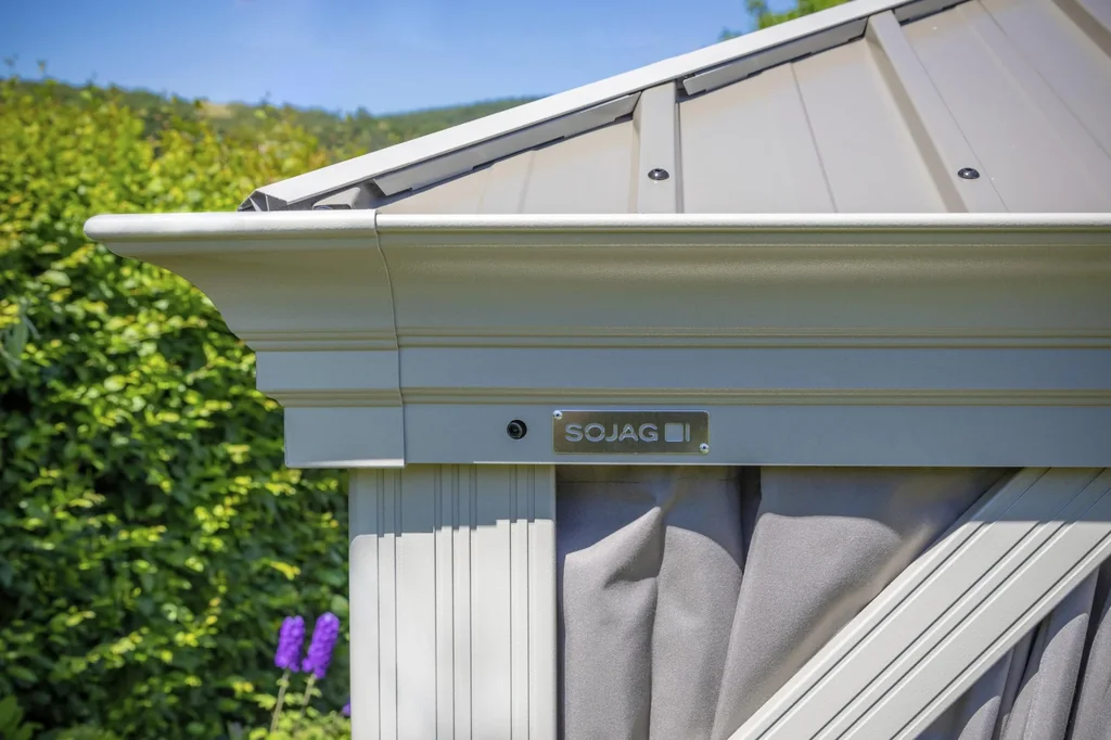 Pavillon Vorhänge Messina 10x12 ft aus Polyester, braun