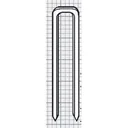 12 mm Tacker Rundklammern, 1.000 Stück für Kabel