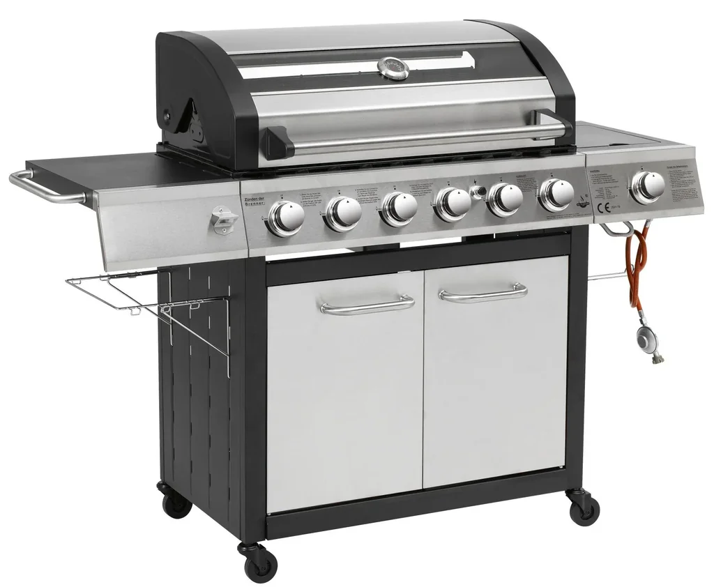 Edelstahl-Gasgrill "Long Beach"