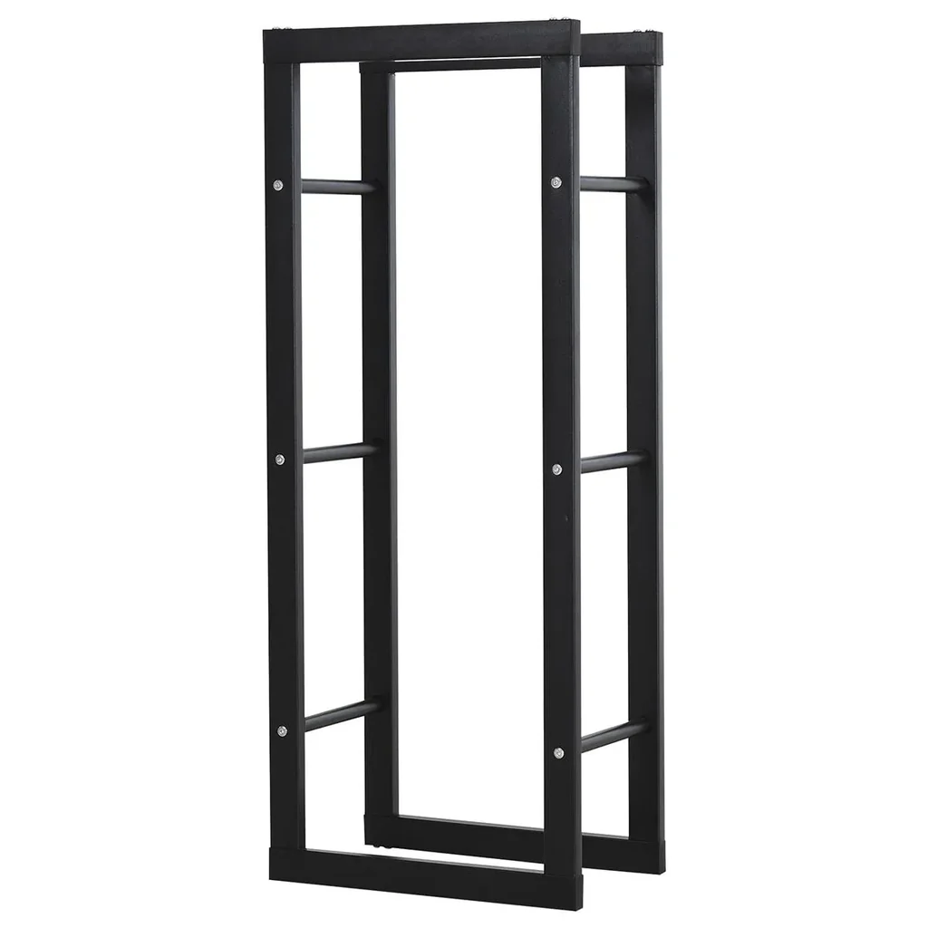 Kaminholzständer schwarz