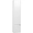 Stripe Bade Hoher Schrank rechts 35x156cm Weiss