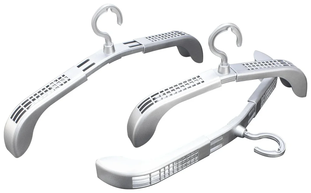 Ausziehbarer Kleiderbügel, 6er Set, ausziehbar 37,5 - 51,5 x 4 cm