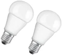 LED STAR CLA60 Lampe, 10 Watt, E27, matt, warmweiß - 2 Stück