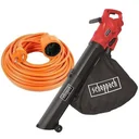 3-IN-1 Laubbläser LB2600E, 2600W - blasen, mulchen und saugen - 45 Liter