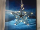 Deko Stern mit 20 warmweißen LEDs, batteriebetrieben