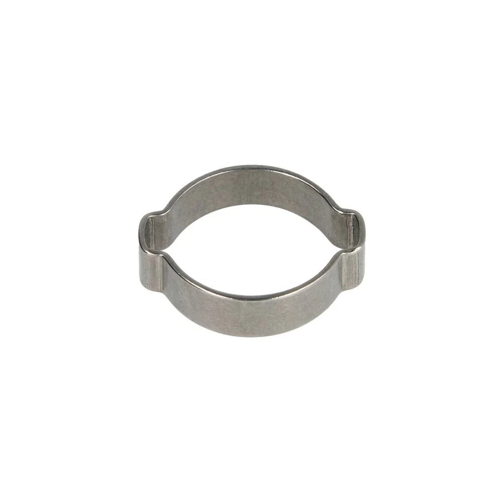 2-Ohr-Schlauchklemmen 4mm, Edelstahl rostfrei