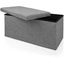 2-in-1-Hocker 80 x 38 x 40 cm Ottomane Aufbewahrungsbox