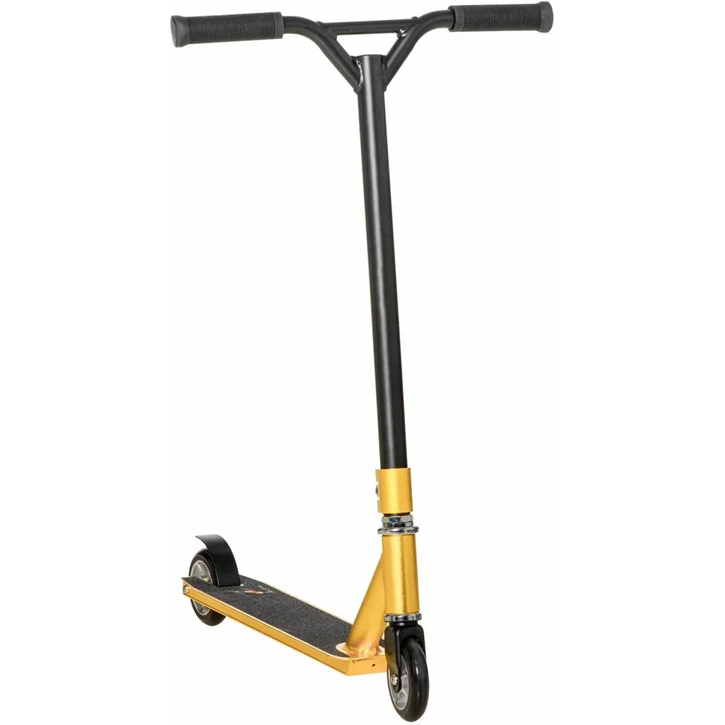 Stunt Scooter für Kinder 360° Lenkung über 14 Jahre alt Kick Scooter Fun Scooter mit Deck Gummigriffe Hinterradbremse AB