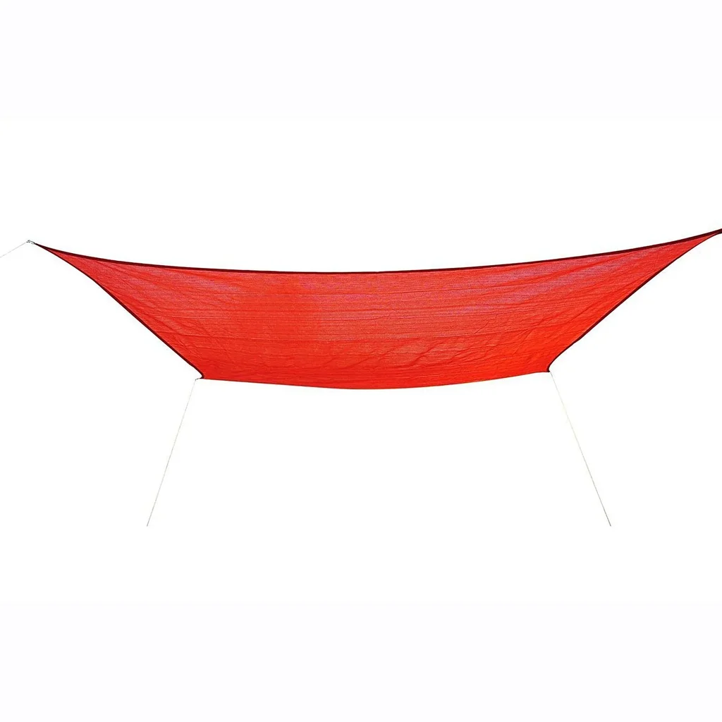 Sonnensegel Rostrot Rechteck/3x4 m HDPE