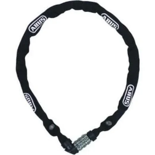 Nummer Kettenschloss 1200/110 ART2 | Schwarz | 110 cm Kette 4 mm | 260 g