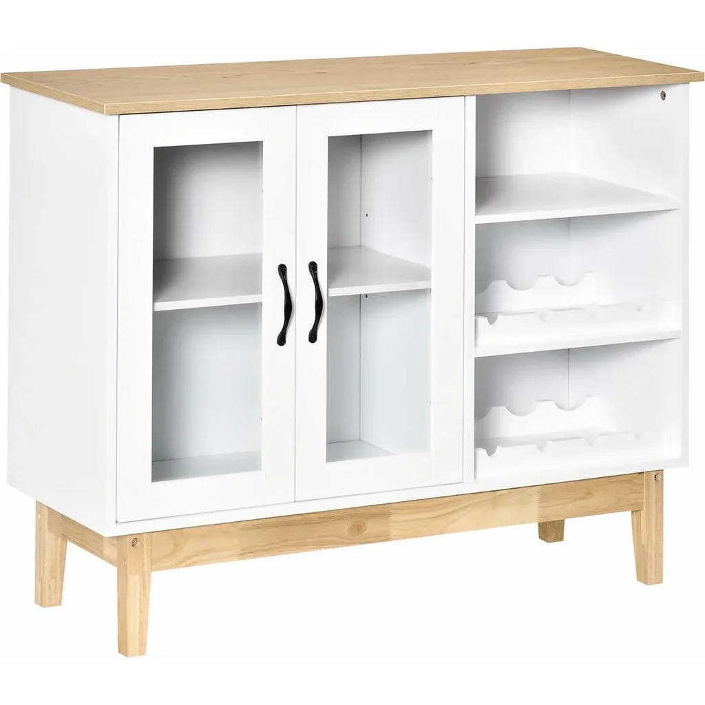 Weinschrank mit Glastür Weinregal