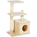 Kratzbaum mit Sisal Katzenbaum Kletterbaum Katzenmöbel Kratzbrett mit weichem Plüsch Katzenspielzeug stabil E1-Klasse Sp
