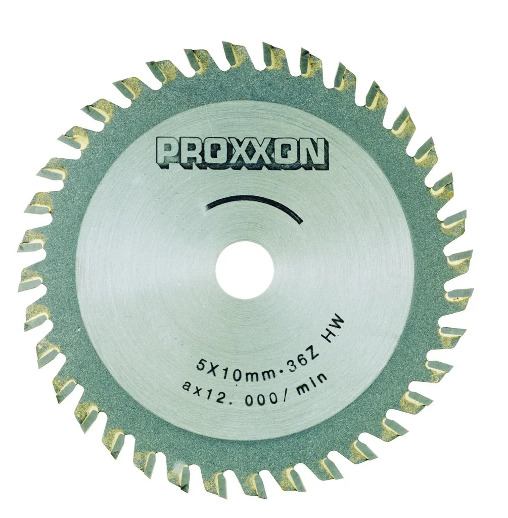 Kreissägeblatt, HM-bestückt, Ø 80 x 1,6 x 10 mm, 36 Zähne