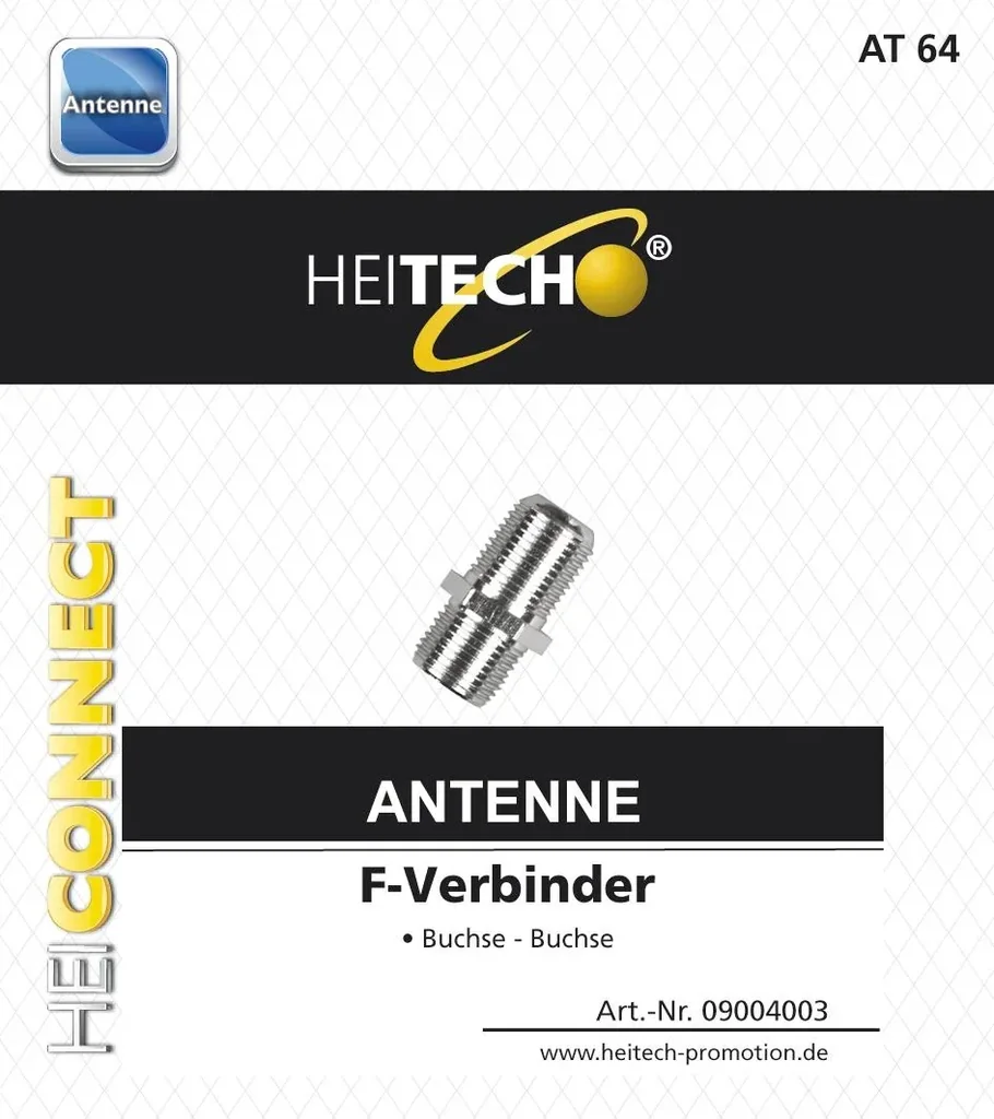 F-Verbinder Buchse-Buchse