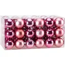 Weihnachtskugeln - Christbaumschmuck - 54 Stück Pink