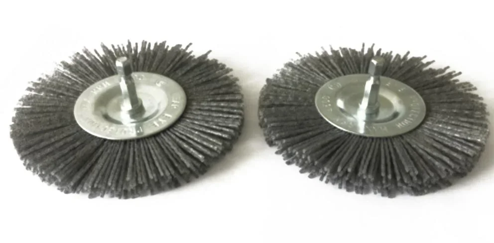 Ersatzbürsten 2er Set Polyamid (Nylon) zum Fugenreiniger GFR 401