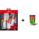 City 4-teiliges Gartengeräte-Set mit Grassamen