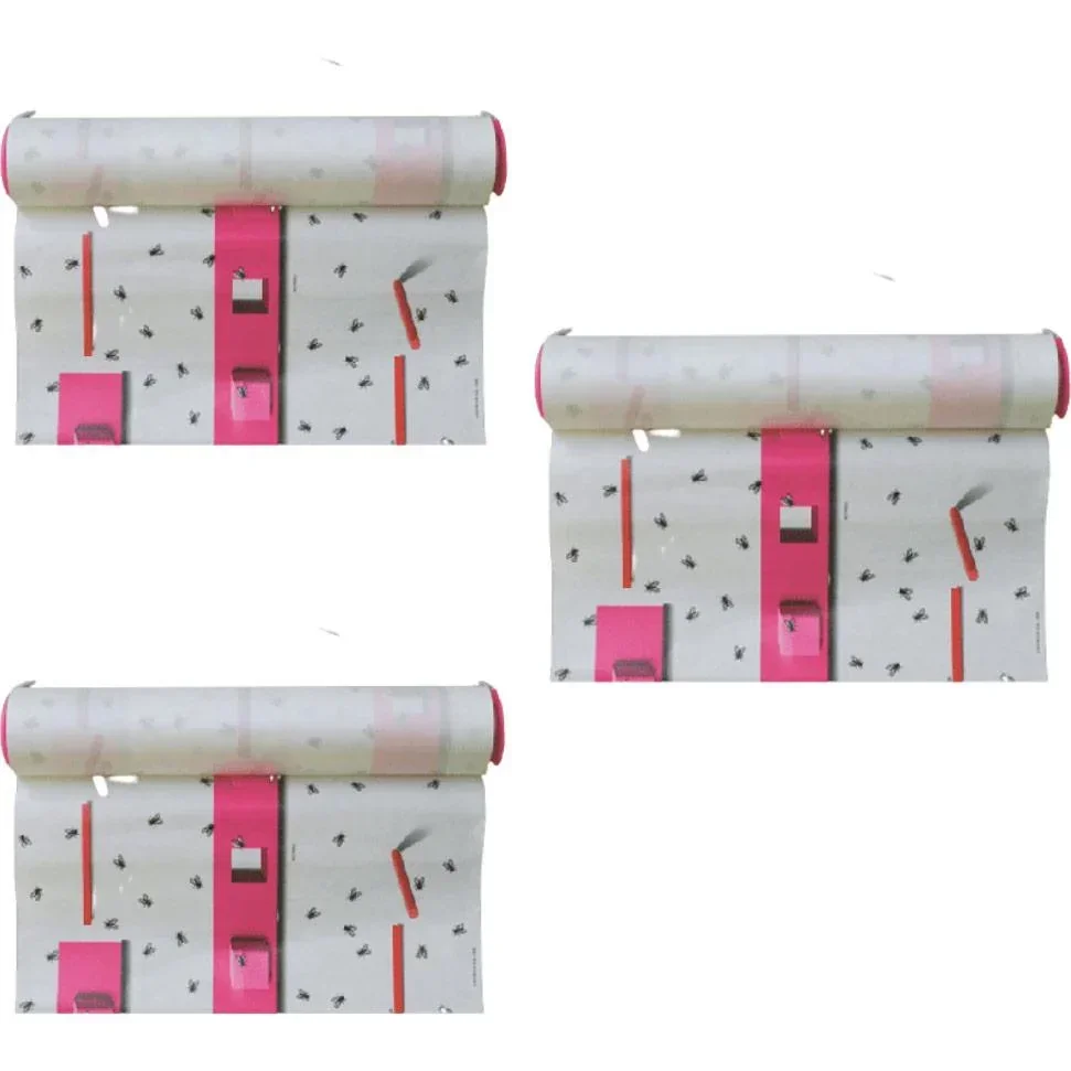 Pest-Stop Fliegenfallen - Klebestreifen gegen Fliegen - breit - 3 PIPS