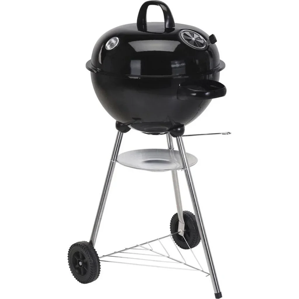 BBQ Holzkohlegrill mit Thermometer - Ø47 cm