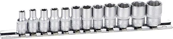 1/4" Steckschlüssel Set 4 - 13 mm, 12-teilig