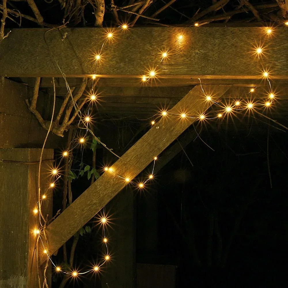 Weihnachtsbeleuchtung - Partybeleuchtung 80 LED - Warm White - 405 cm
