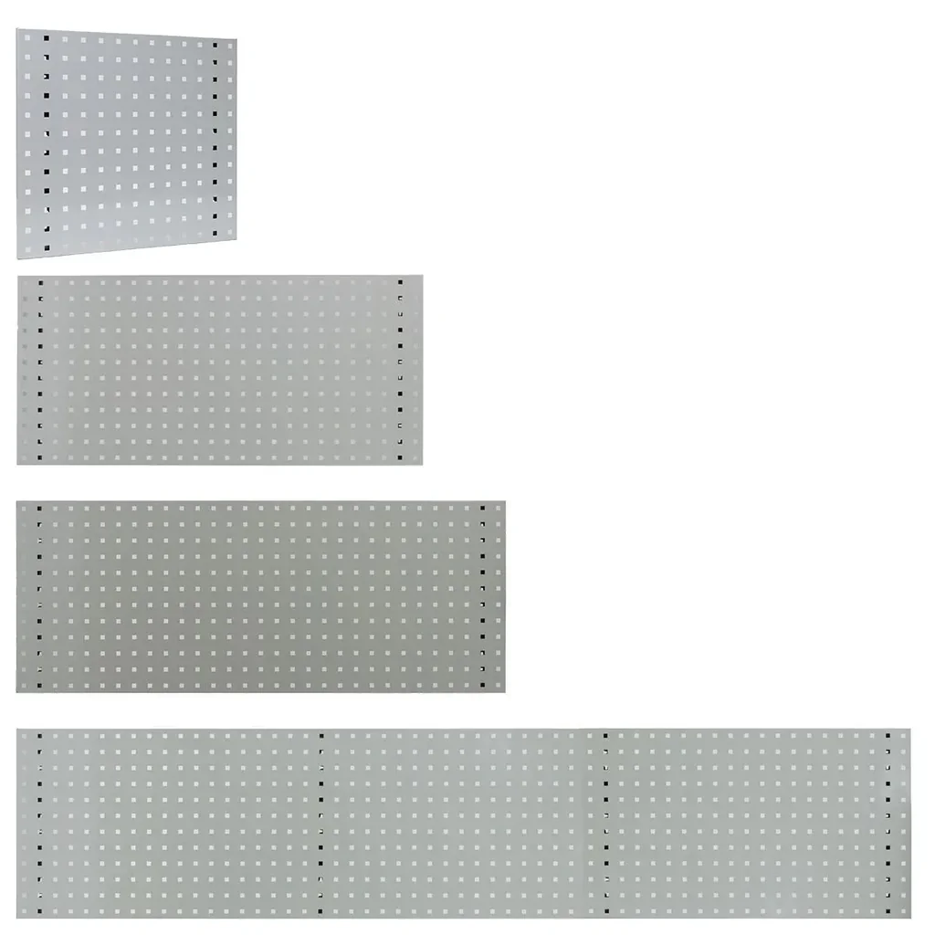 Lochplatte 1177mm x 456mm, RAL 7035