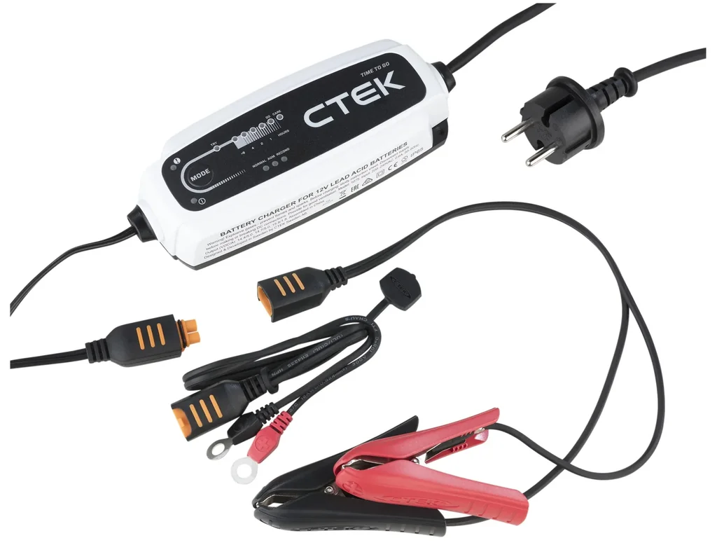 CTEK Batterieladegerät CT5 "Time to Go" - mit Countdown-Display