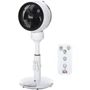 Standventilator mit Fernbedienung, verstellbar schwarz/weiß
