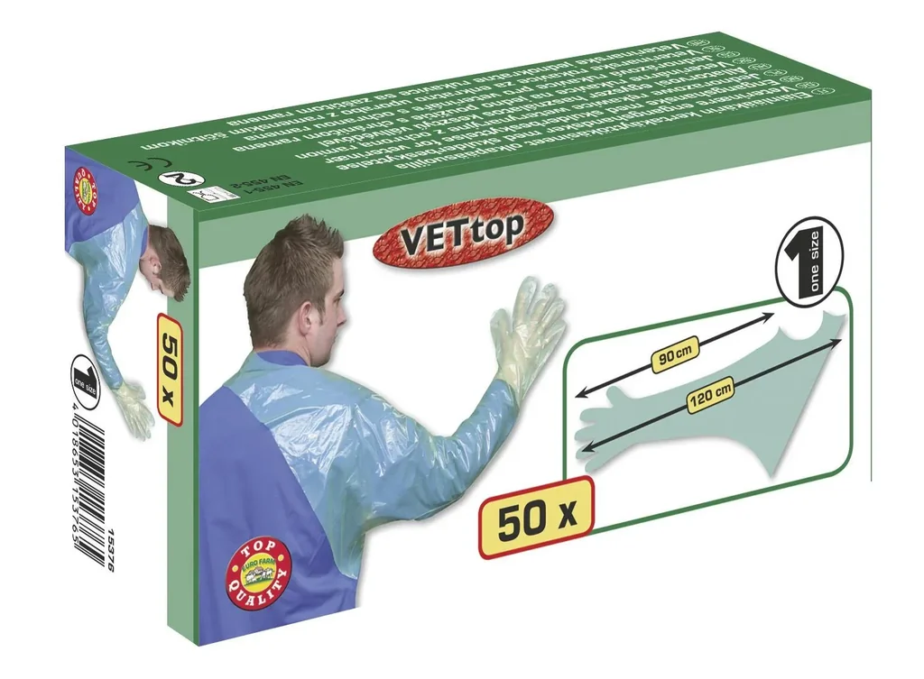 Einmalhandschuhe "VETtop" mit Schulterschutz, 120 cm, 50 St.