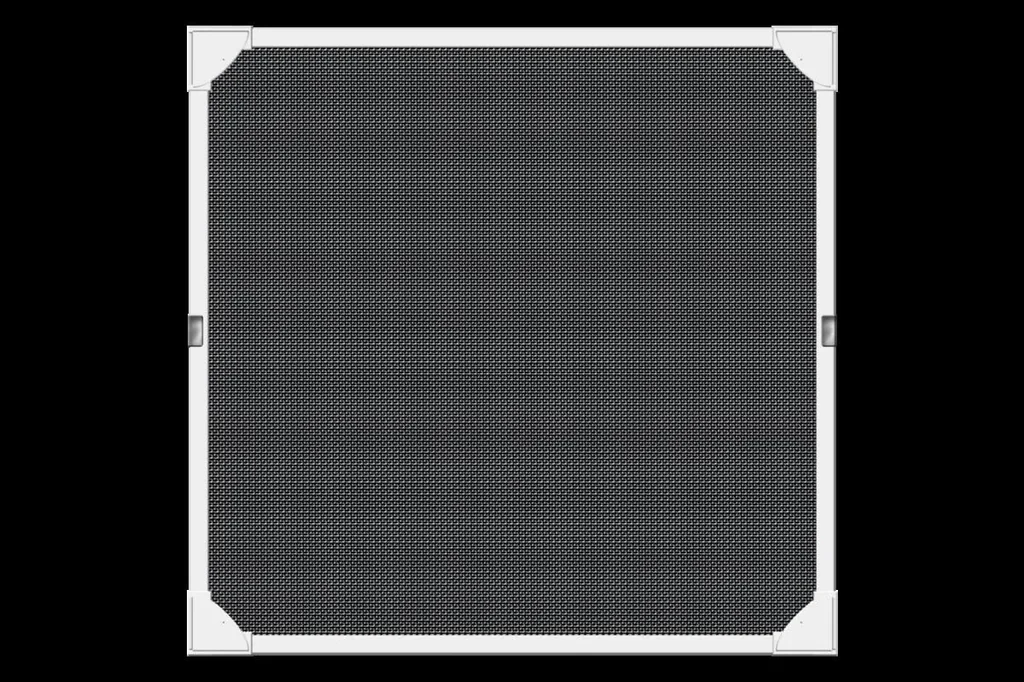 Fliegengitter-Magnetrahmen mit Pollenschutz, Farbe weiß, 100 x 120 cm