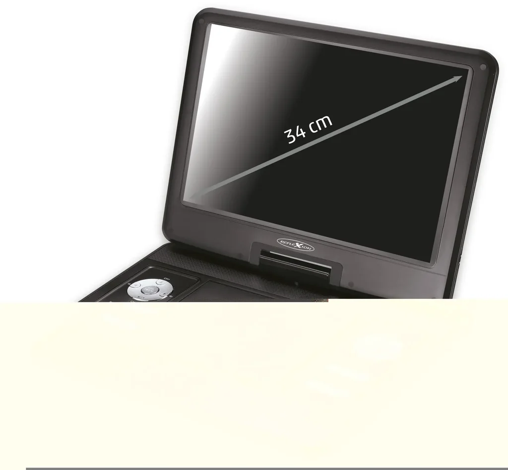 DVD-Player mit 13,3" Bildschrim, DVB-T2 HD Tuner und Gaming Funktion