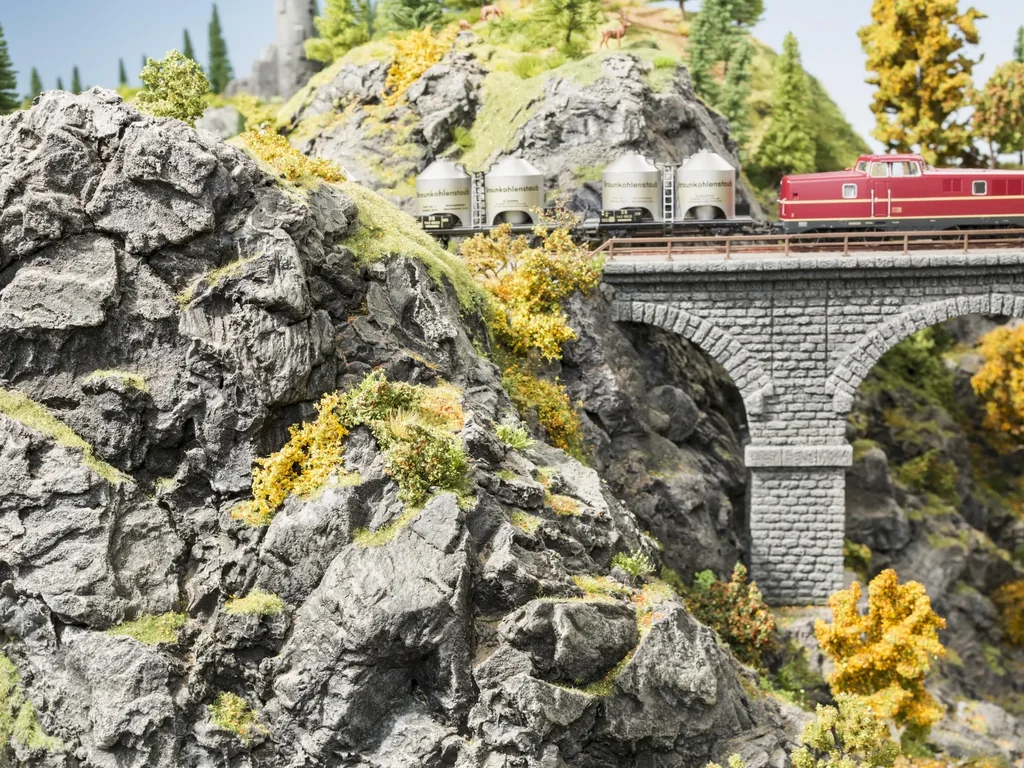Felsplatte Basalt