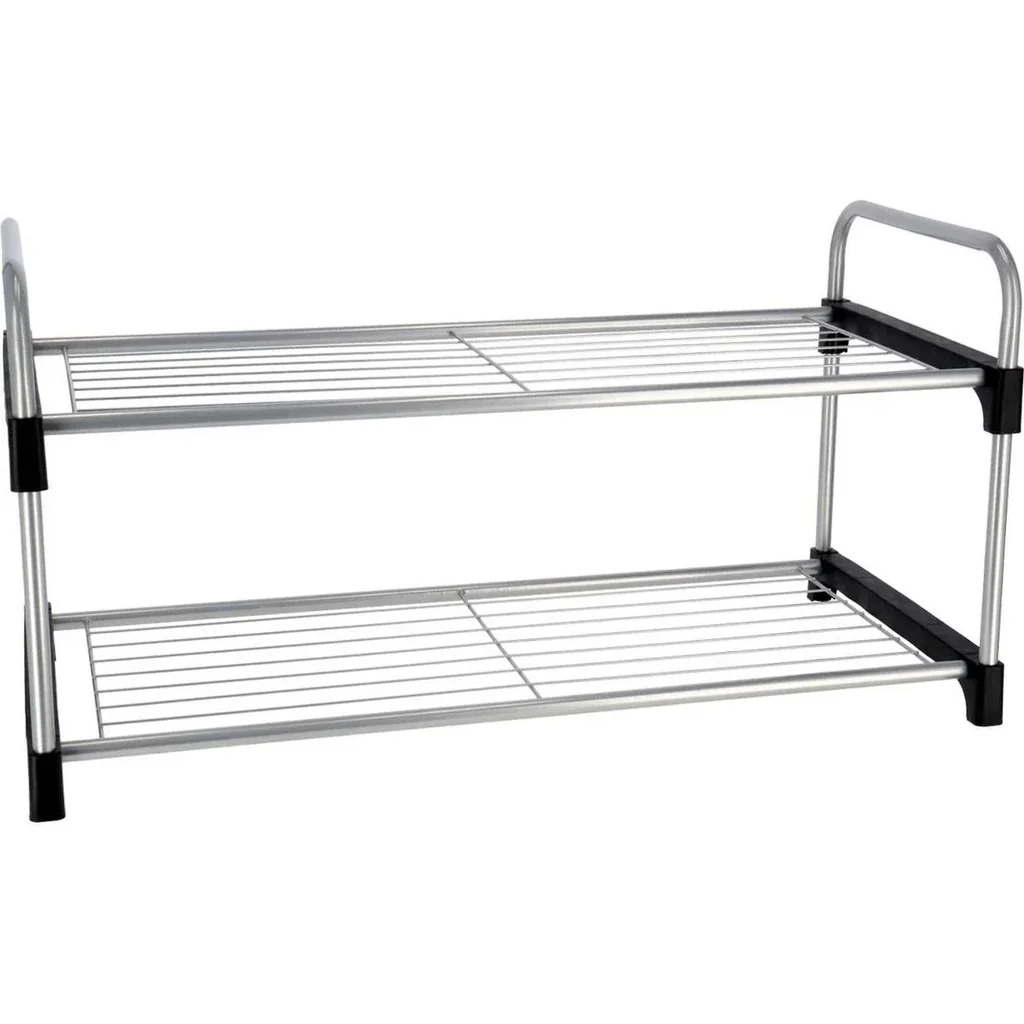 Decorlife Schuhregal 2 Schichten - 63x30x32cm