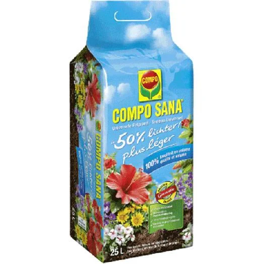 Sana 25L Blumenerde Universal - 50% leichter