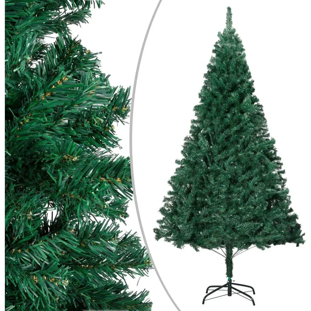 Weihnachtsbaum mit dicken Ästen 240 cm PVC grün