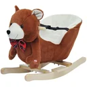 Schaukelbär Schaukelwippe: Bär mit Musik und Kuschelfell