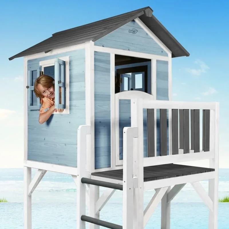 Lodge XXL PLUS Spielhaus (Karibisches Blau)