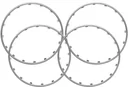 Rim Ringz Felgenring, 17 Zoll, Farbe silber