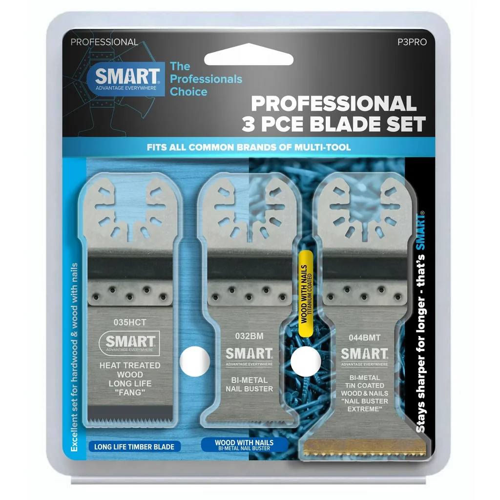 UN PRO 3-teiliges Klingen-Sortiment