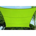 sonnensegel - quadratisch - 5 x 5 m - lime grün