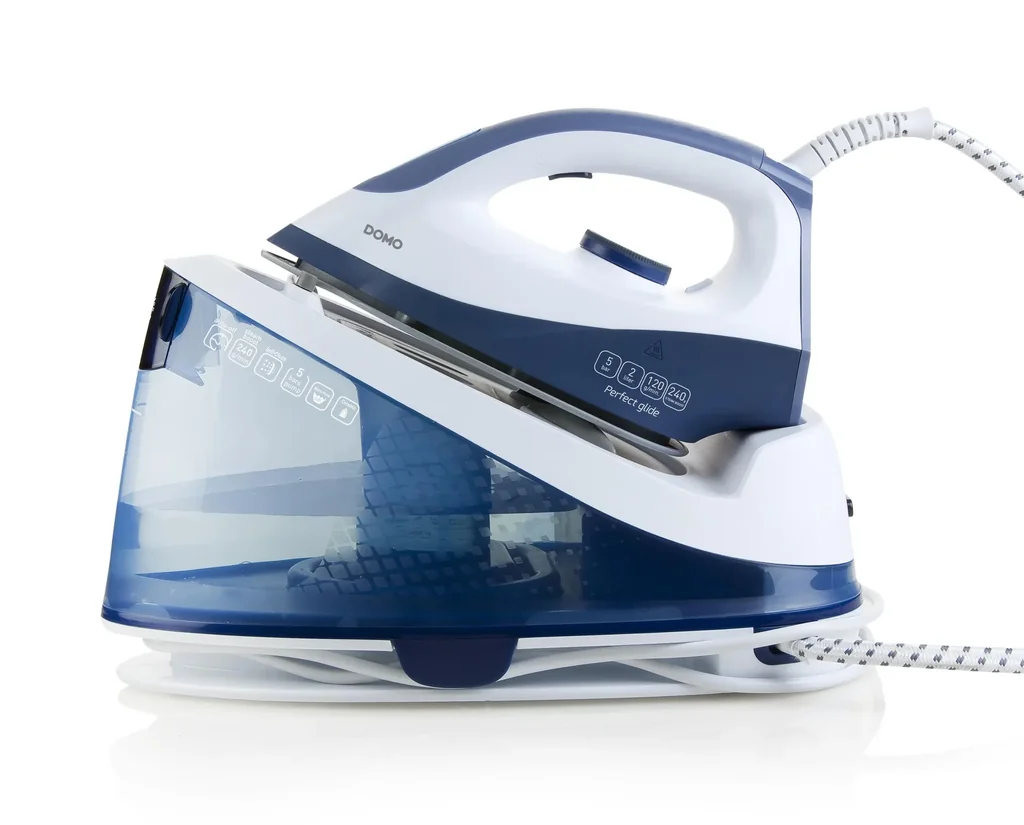 Dampfbügelstation „DO7109S“, 5 bar, Blau/ Weiß