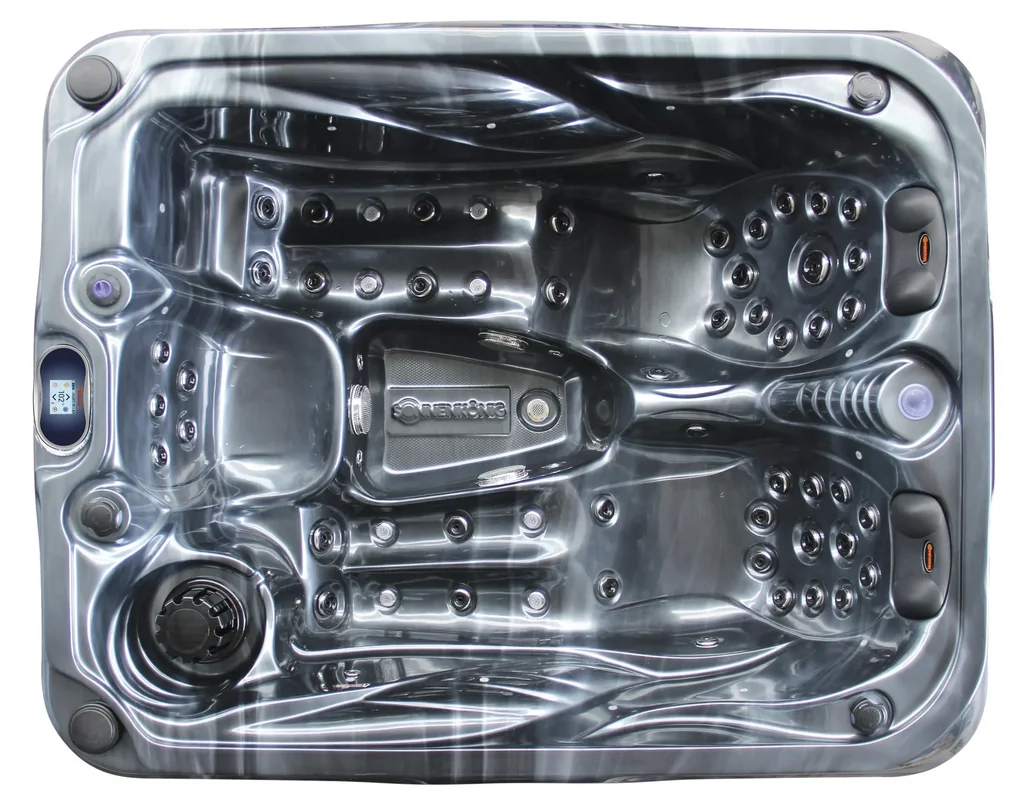 Whirlpool - Lanai schwarz mit Wasserfall