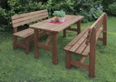 Holz-Garnitur Summer taupe-braun